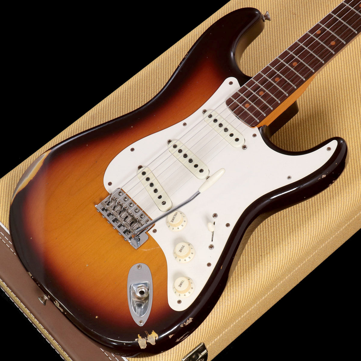 [SN CZ541693] USED Fender Custom Shop / Ltd 1959 Transition Stratocaster Relic Chocolate 3-Color Sunburst [3.46kg / 2019] [08]