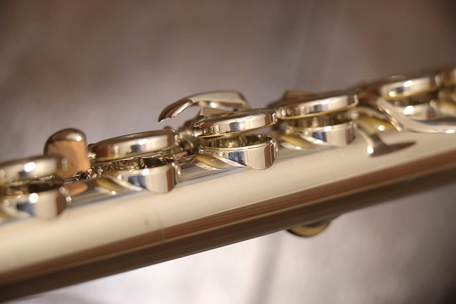 [SN 544] USED YAMAHA / Yamaha YFL-81 All silver flute [10]