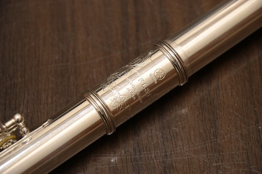 [SN 544] USED YAMAHA / Yamaha YFL-81 All silver flute [10]