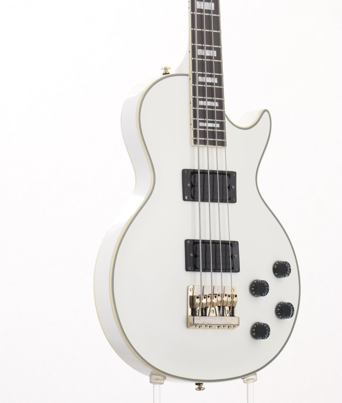 [SN GW12014202] USED Grass Roots / G-LB-52CC White [2012/4.30kg] Grass Roots Electric Bass Les Paul Bass Type [08]