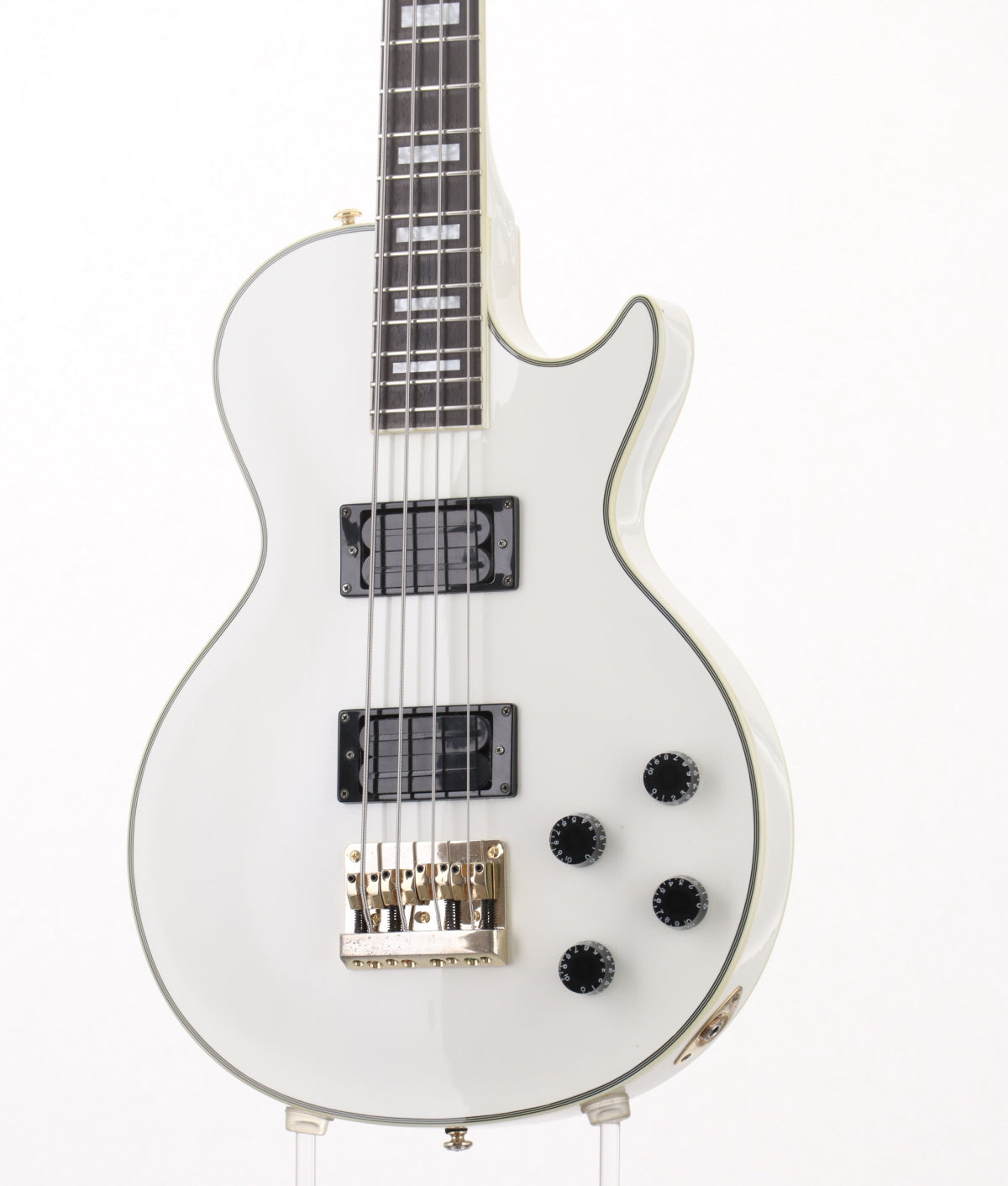 [SN GW12014202] USED Grass Roots / G-LB-52CC White [2012/4.30kg] Grass Roots Electric Bass Les Paul Bass Type [08]