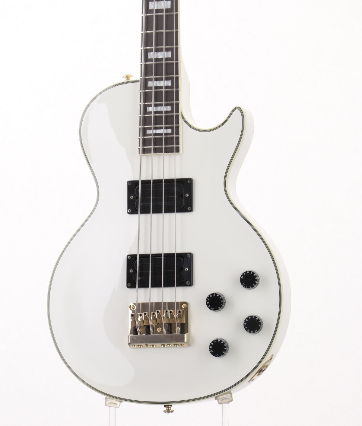 [SN GW12014202] USED Grass Roots / G-LB-52CC White [2012/4.30kg] Grass Roots Electric Bass Les Paul Bass Type [08]