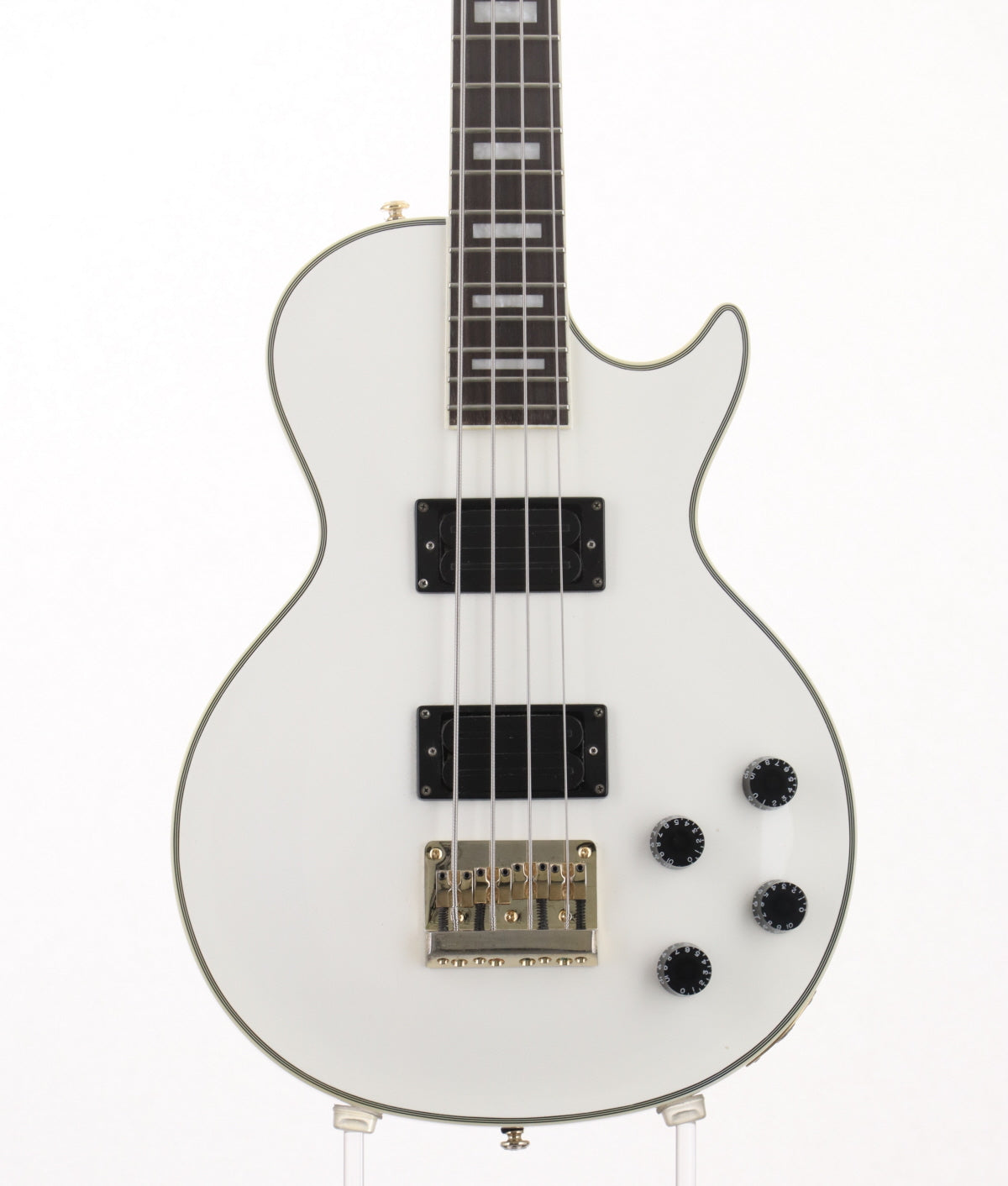 [SN GW12014202] USED Grass Roots / G-LB-52CC White [2012/4.30kg] Grass Roots Electric Bass Les Paul Bass Type [08]