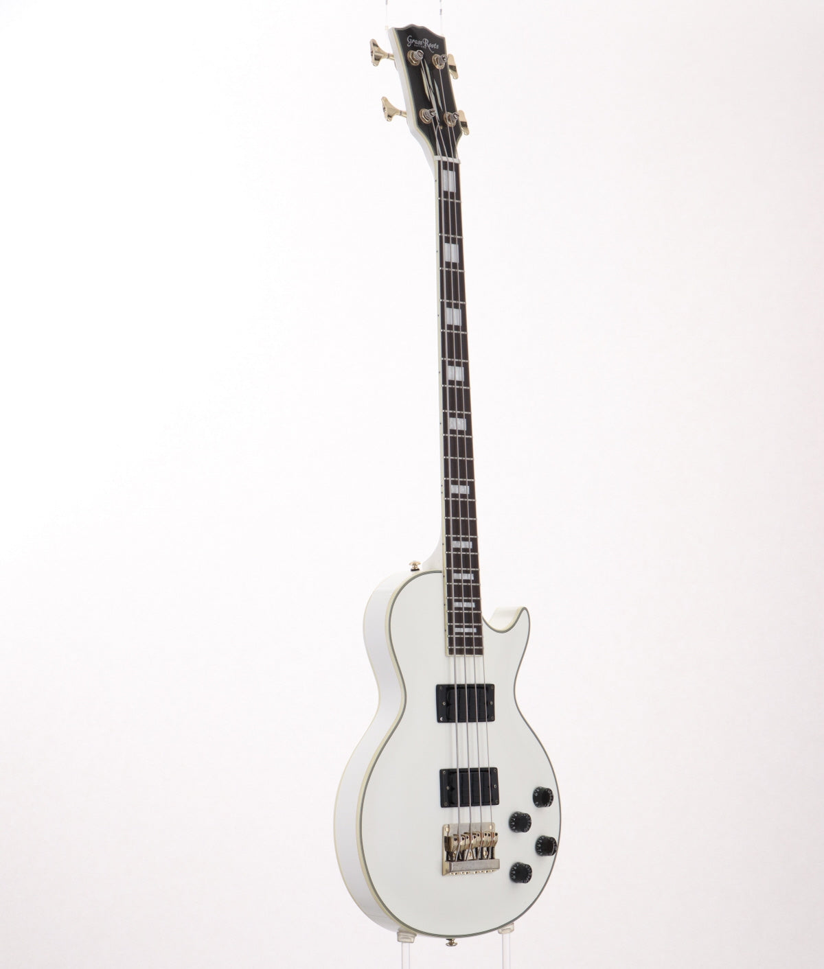 [SN GW12014202] USED Grass Roots / G-LB-52CC White [2012/4.30kg] Grass Roots Electric Bass Les Paul Bass Type [08]