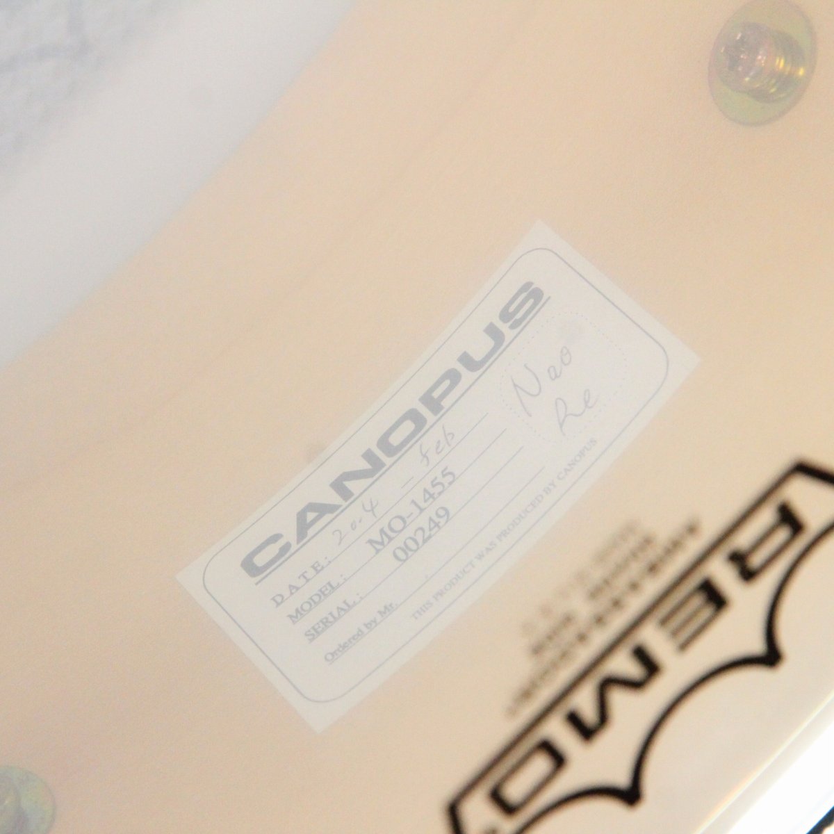 USED CANOPUS / MO-1455 14x5.5 Canopus Maple Snare Drum [08]