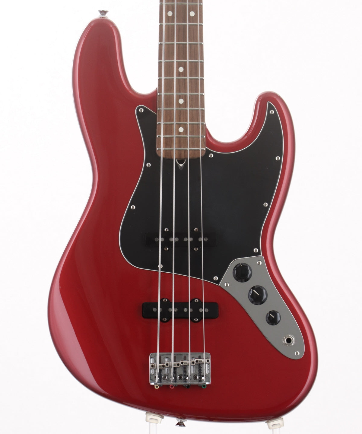 [SN Z5143036] USED Fender USA / American Jazz Bass S-1 Switch Chrome Red/R [2005/4.33kg] Fender [08]