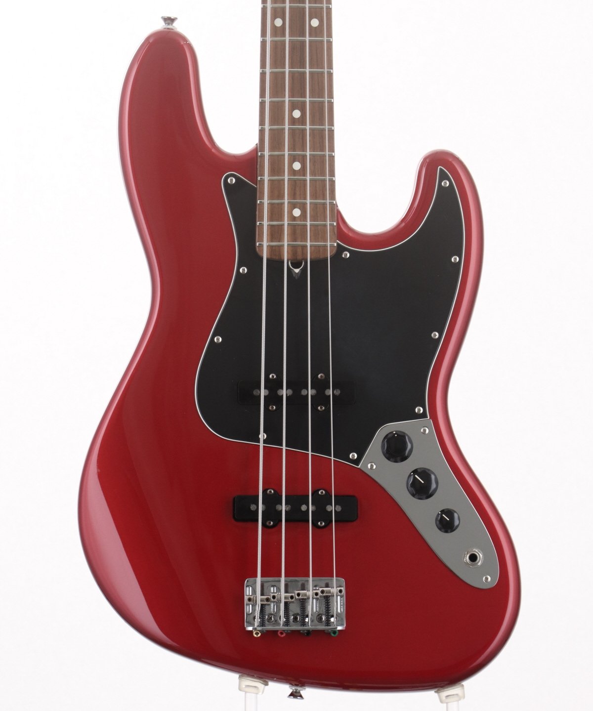 [SN Z5143036] USED Fender USA / American Jazz Bass S-1 Switch Chrome Red/R [2005/4.33kg] Fender [08]