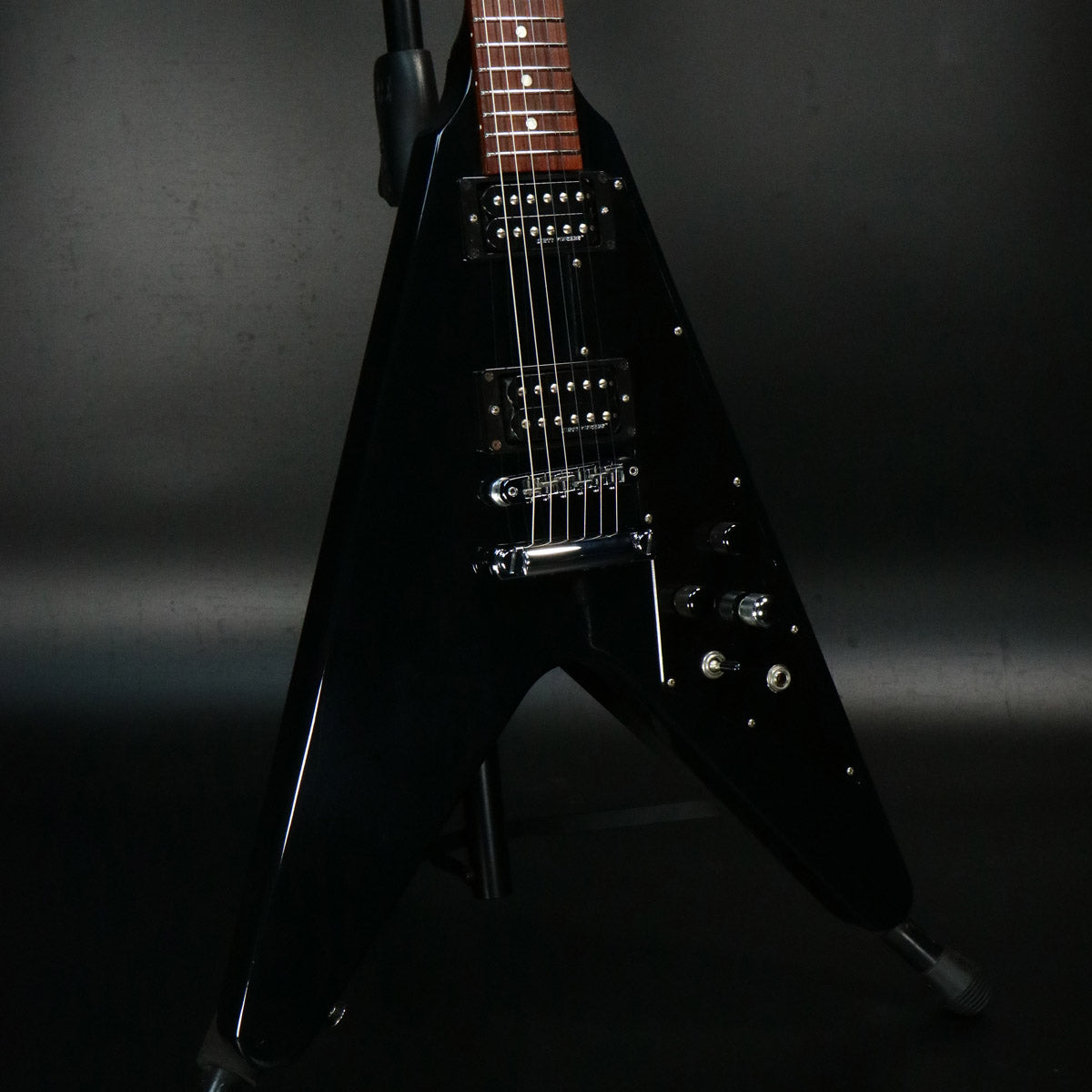 [SN 170057512] USED Gibson / Flying V 2017 Uncovered Dirty Fingers Ebony MOD [10]