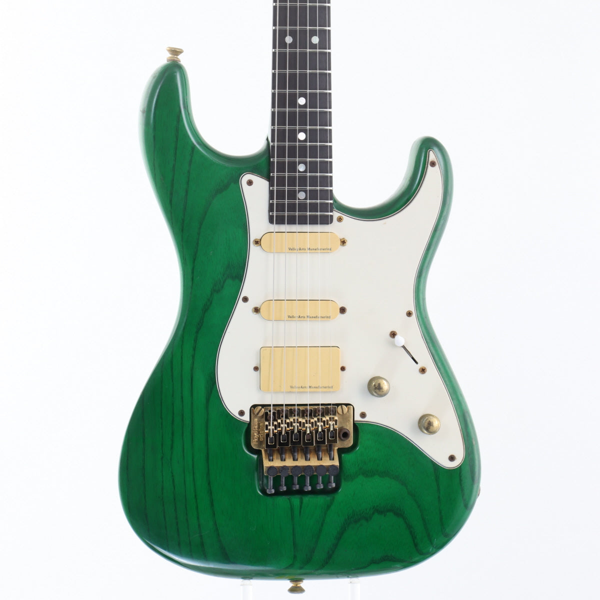 [SN VC160] USED Valley Arts / M-Series ST Type See?through Green [11]