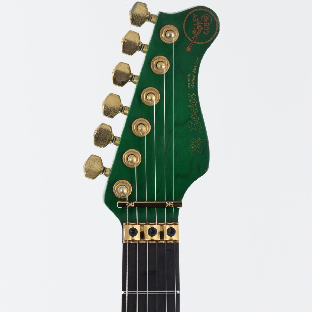 [SN VC160] USED Valley Arts / M-Series ST Type See?through Green [11]