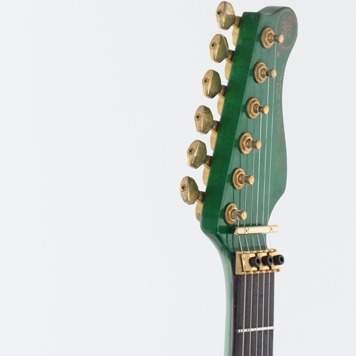 [SN VC160] USED Valley Arts / M-Series ST Type See?through Green [11]