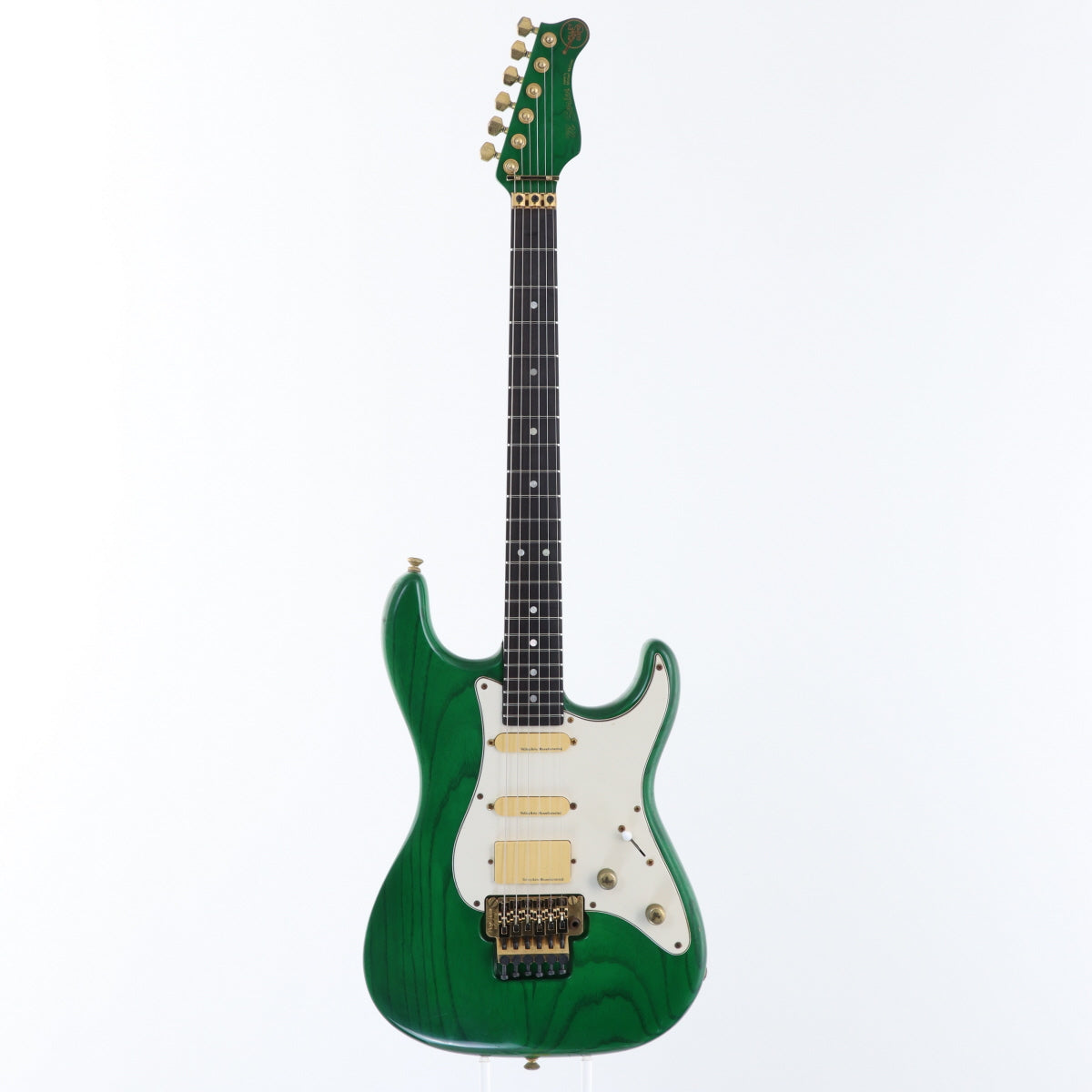 [SN VC160] USED Valley Arts / M-Series ST Type See?through Green [11]