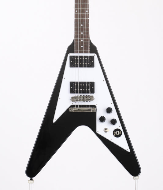[SN 23051531356] USED Epiphone / Kirk Hammett 1979 Flying V Ebony 2023 [09]