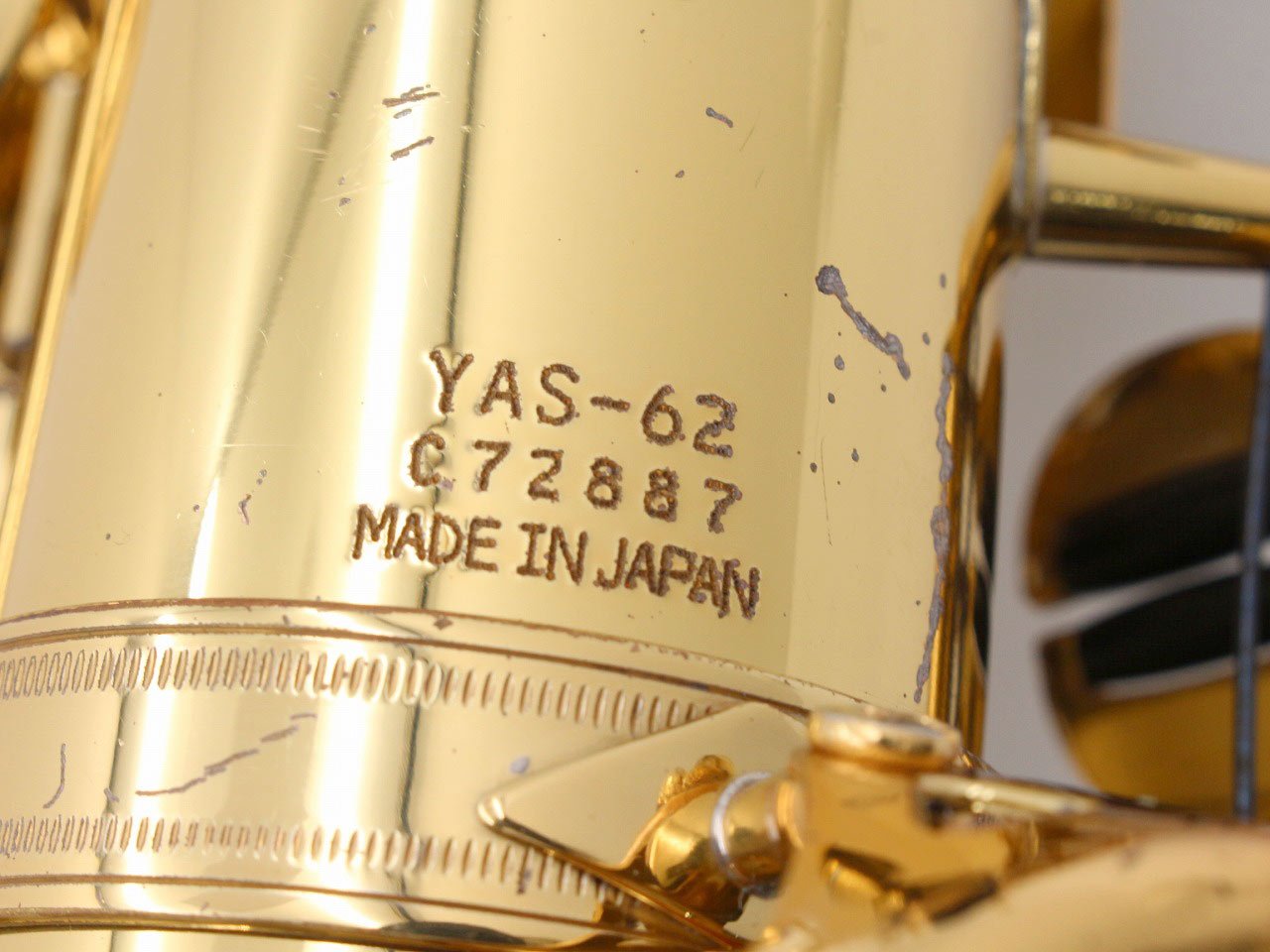 [SN C72887] USED YAMAHA / Alto Saxophone YAS-62 G1 Neck [09]