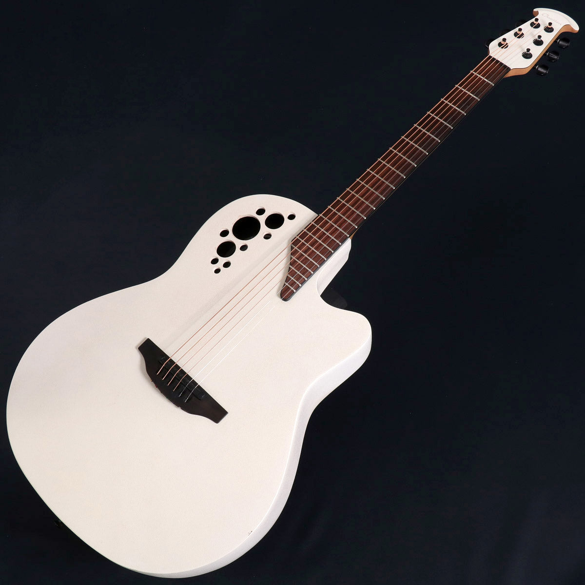 [SN K16080242] USED Ovation / 1778TX Ivory White [2016] Ovation Elite Acoustic Guitar Eleaco [08]