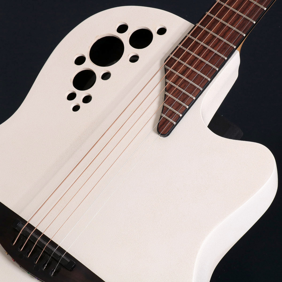 [SN K16080242] USED Ovation / 1778TX Ivory White [2016] Ovation Elite Acoustic Guitar Eleaco [08]