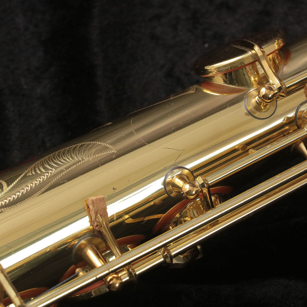 [SN 13167] USED YAMAHA / Soprano YSS-62 Puerple LOGO SN.13xxx Soprano saxophone, all tampos replaced [03]