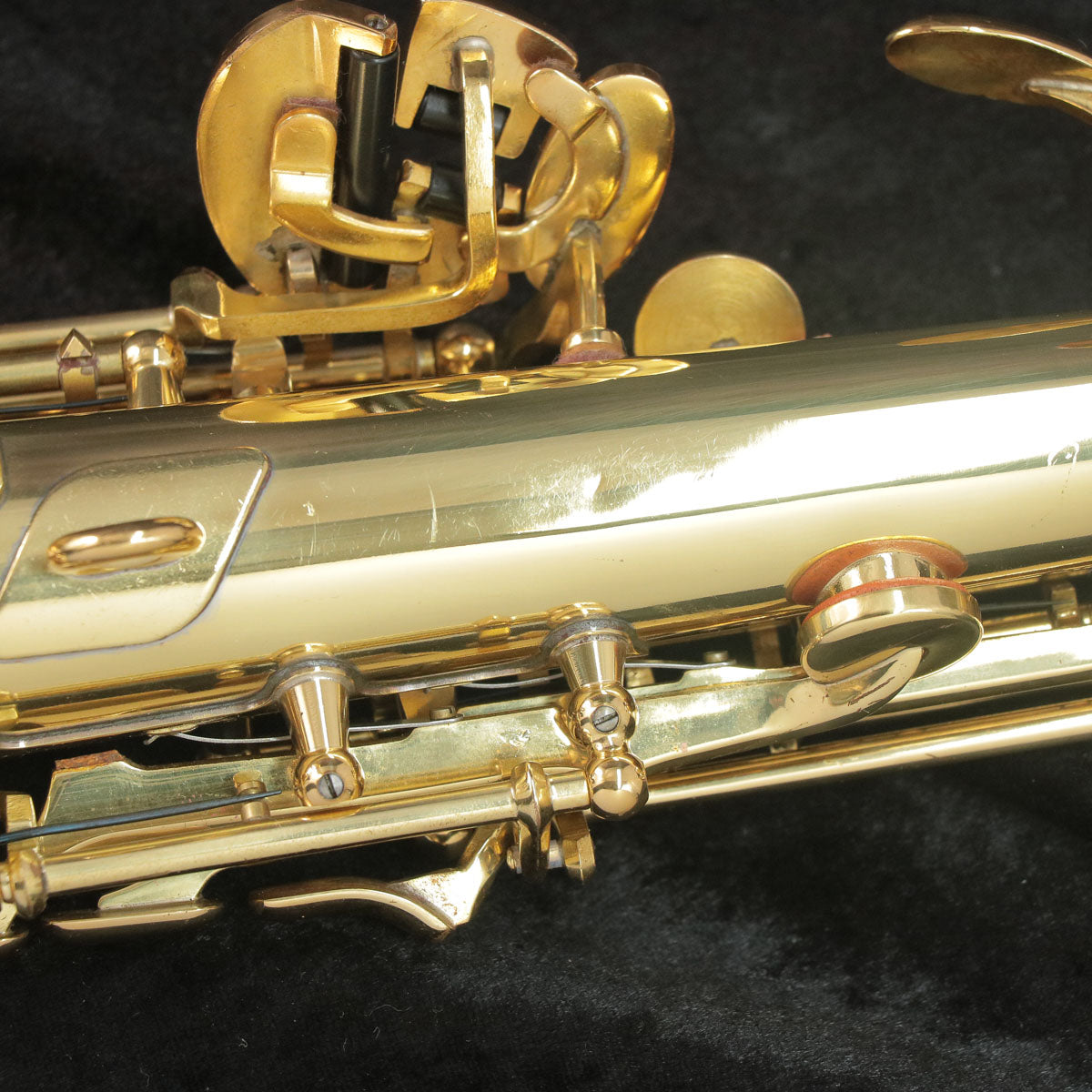 [SN 13167] USED YAMAHA / Soprano YSS-62 Puerple LOGO SN.13xxx Soprano saxophone, all tampos replaced [03]