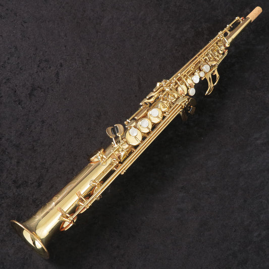 [SN 13167] USED YAMAHA / Soprano YSS-62 Puerple LOGO SN.13xxx Soprano saxophone, all tampos replaced [03]