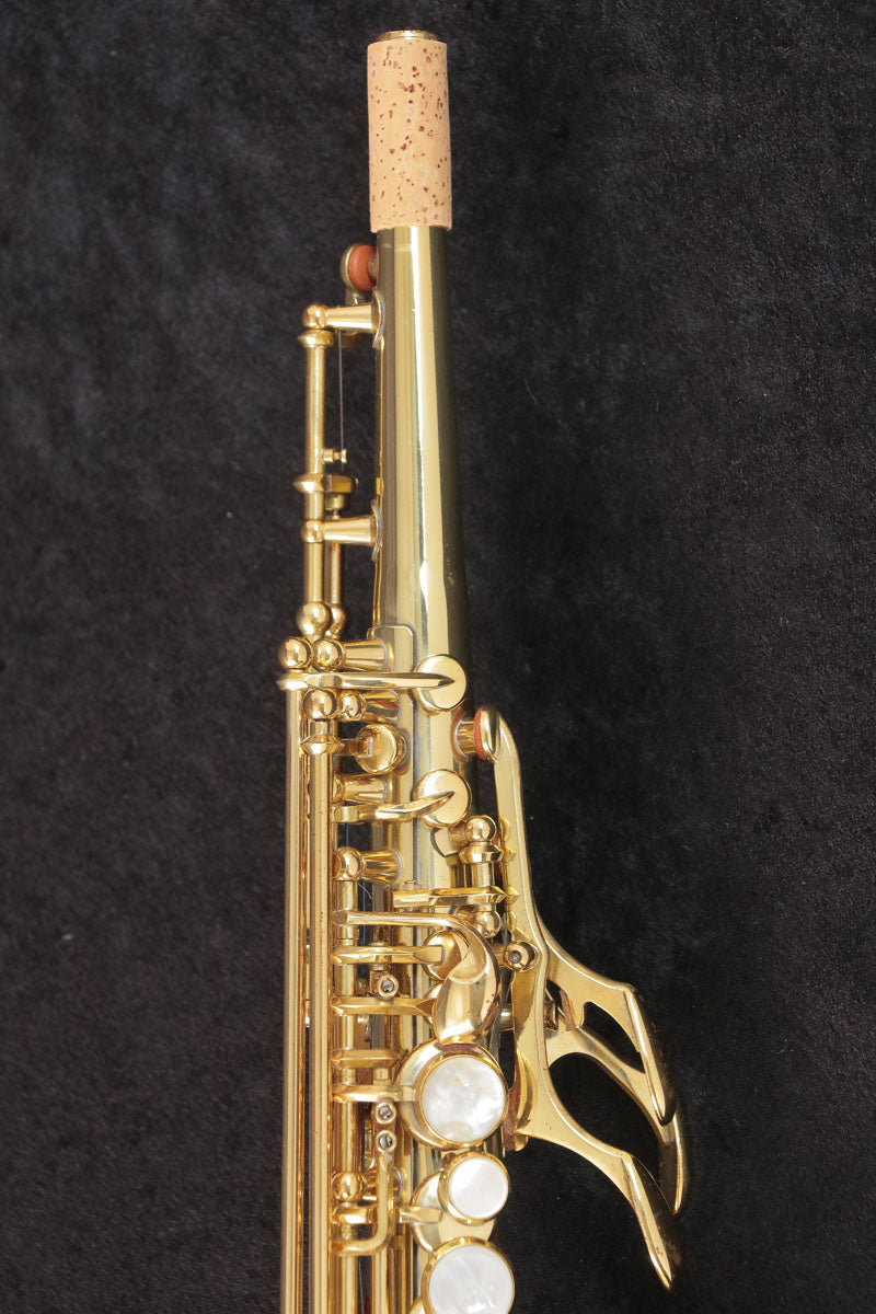[SN 13167] USED YAMAHA / Soprano YSS-62 Puerple LOGO SN.13xxx Soprano saxophone, all tampos replaced [03]