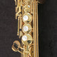 [SN 13167] USED YAMAHA / Soprano YSS-62 Puerple LOGO SN.13xxx Soprano saxophone, all tampos replaced [03]