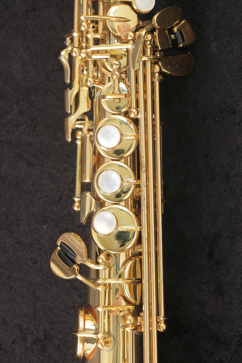 [SN 13167] USED YAMAHA / Soprano YSS-62 Puerple LOGO SN.13xxx Soprano saxophone, all tampos replaced [03]