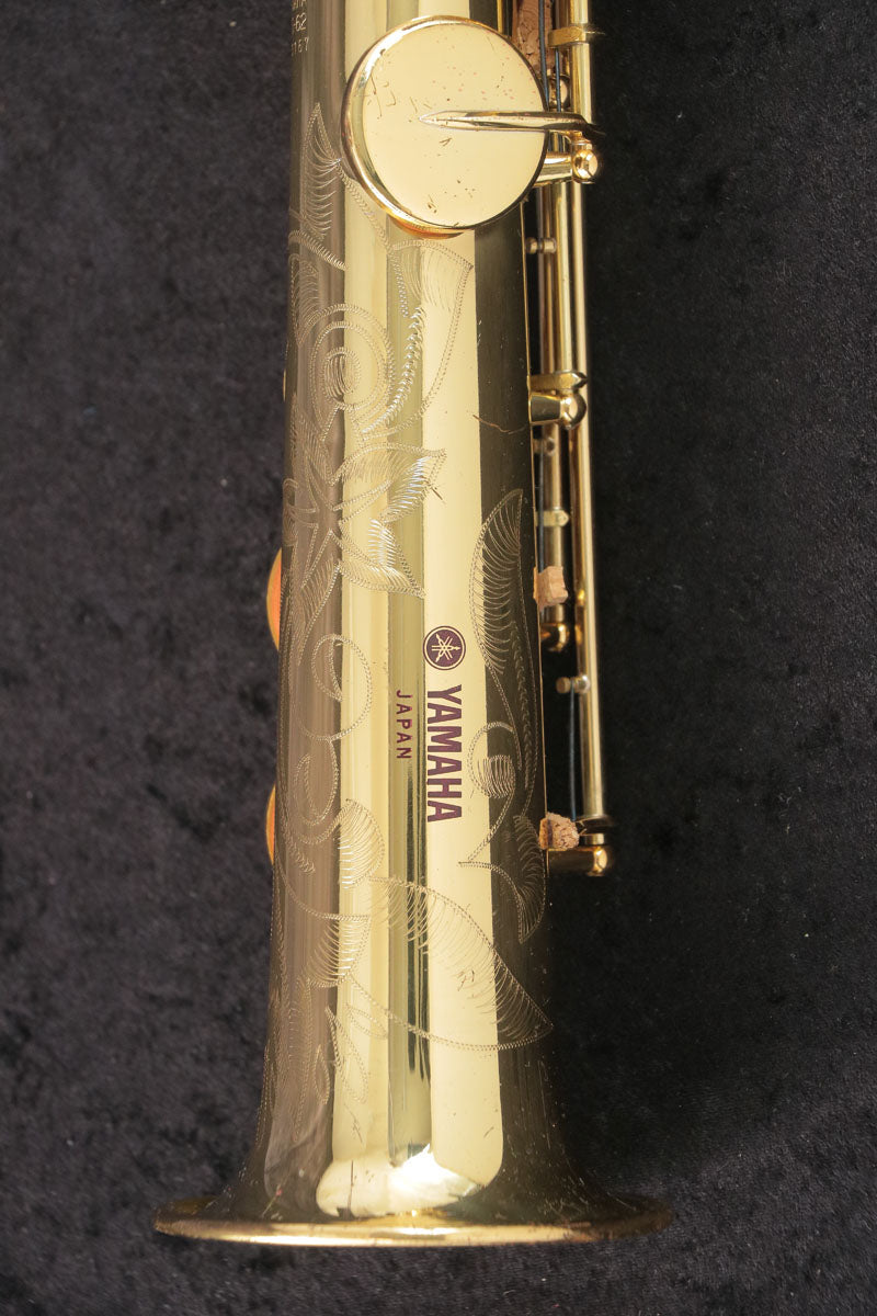 [SN 13167] USED YAMAHA / Soprano YSS-62 Puerple LOGO SN.13xxx Soprano saxophone, all tampos replaced [03]