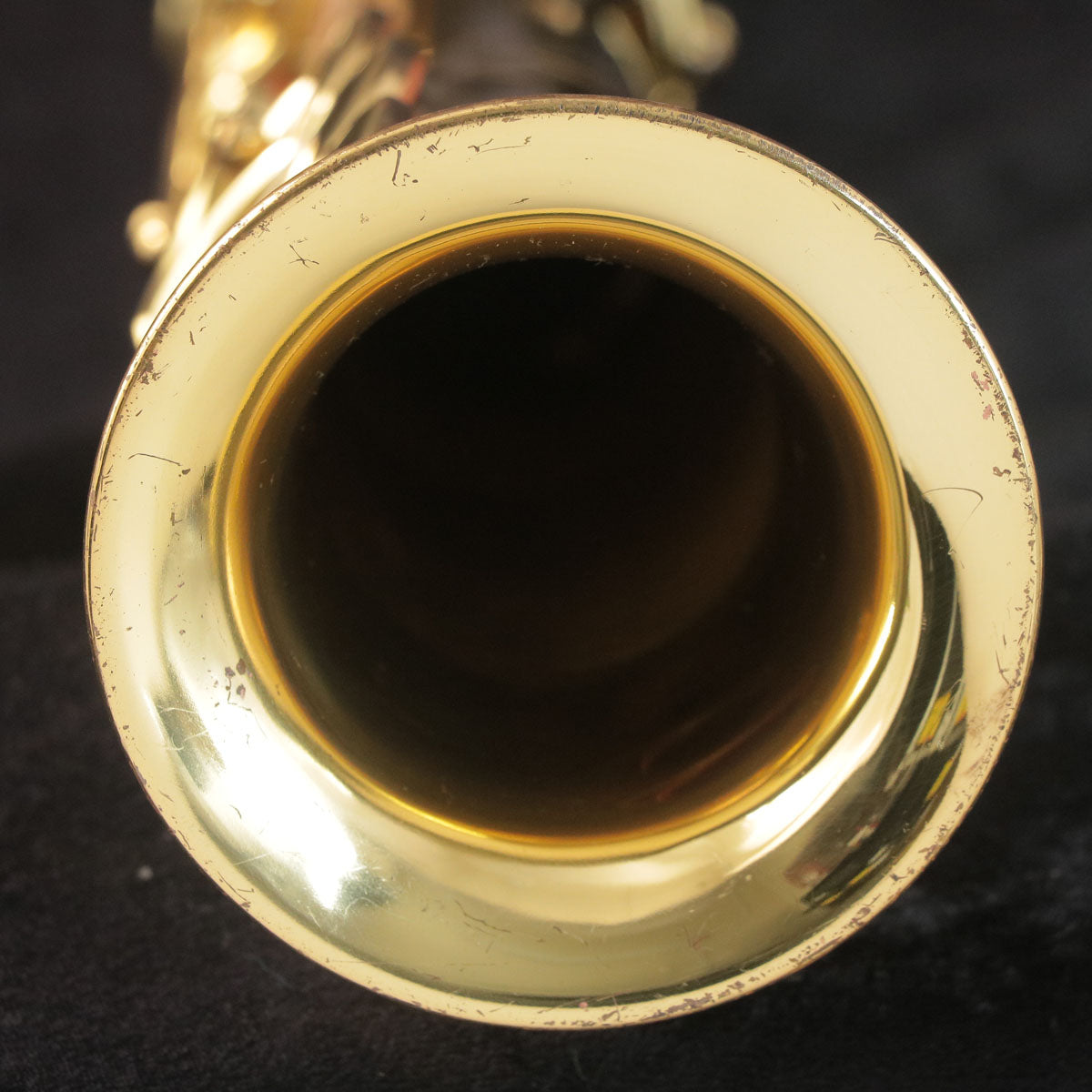 [SN 13167] USED YAMAHA / Soprano YSS-62 Puerple LOGO SN.13xxx Soprano saxophone, all tampos replaced [03]