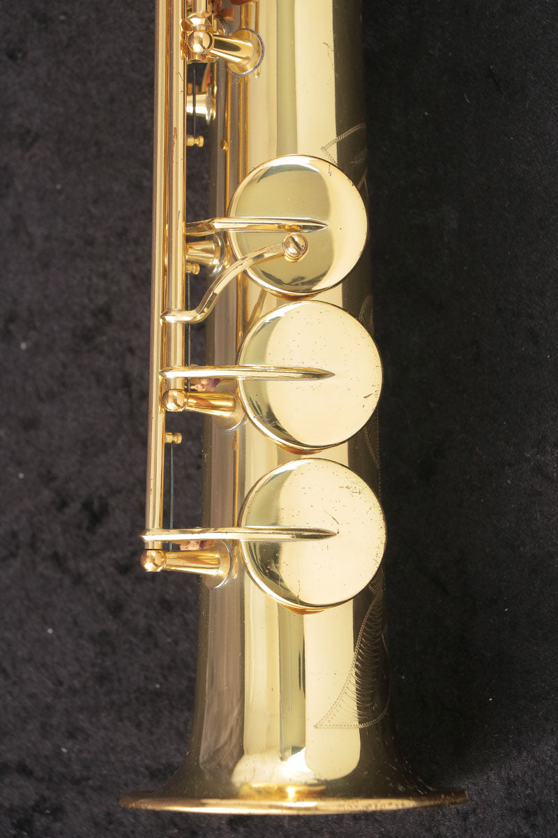 [SN 13167] USED YAMAHA / Soprano YSS-62 Puerple LOGO SN.13xxx Soprano saxophone, all tampos replaced [03]