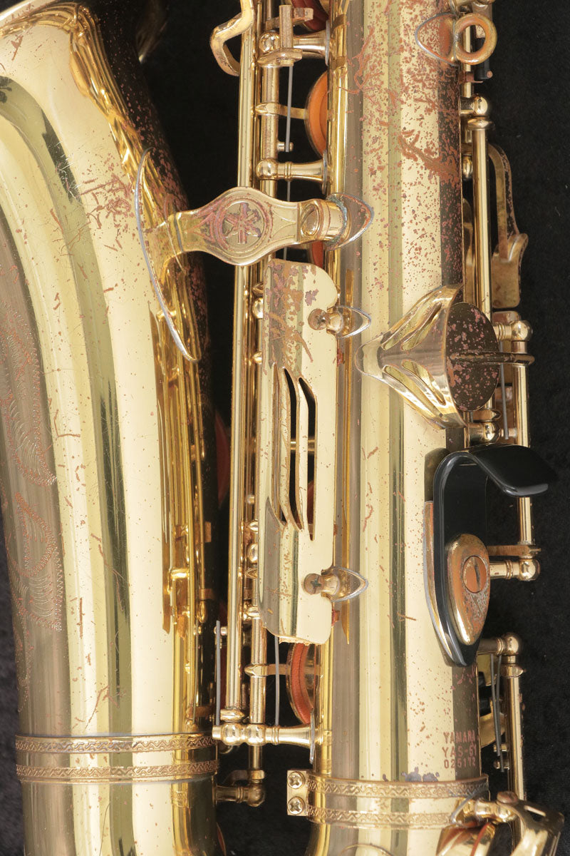[SN 25172] USED YAMAHA / YAS-61 Alto Saxophone SN.25xxx all tampos replaced [03]