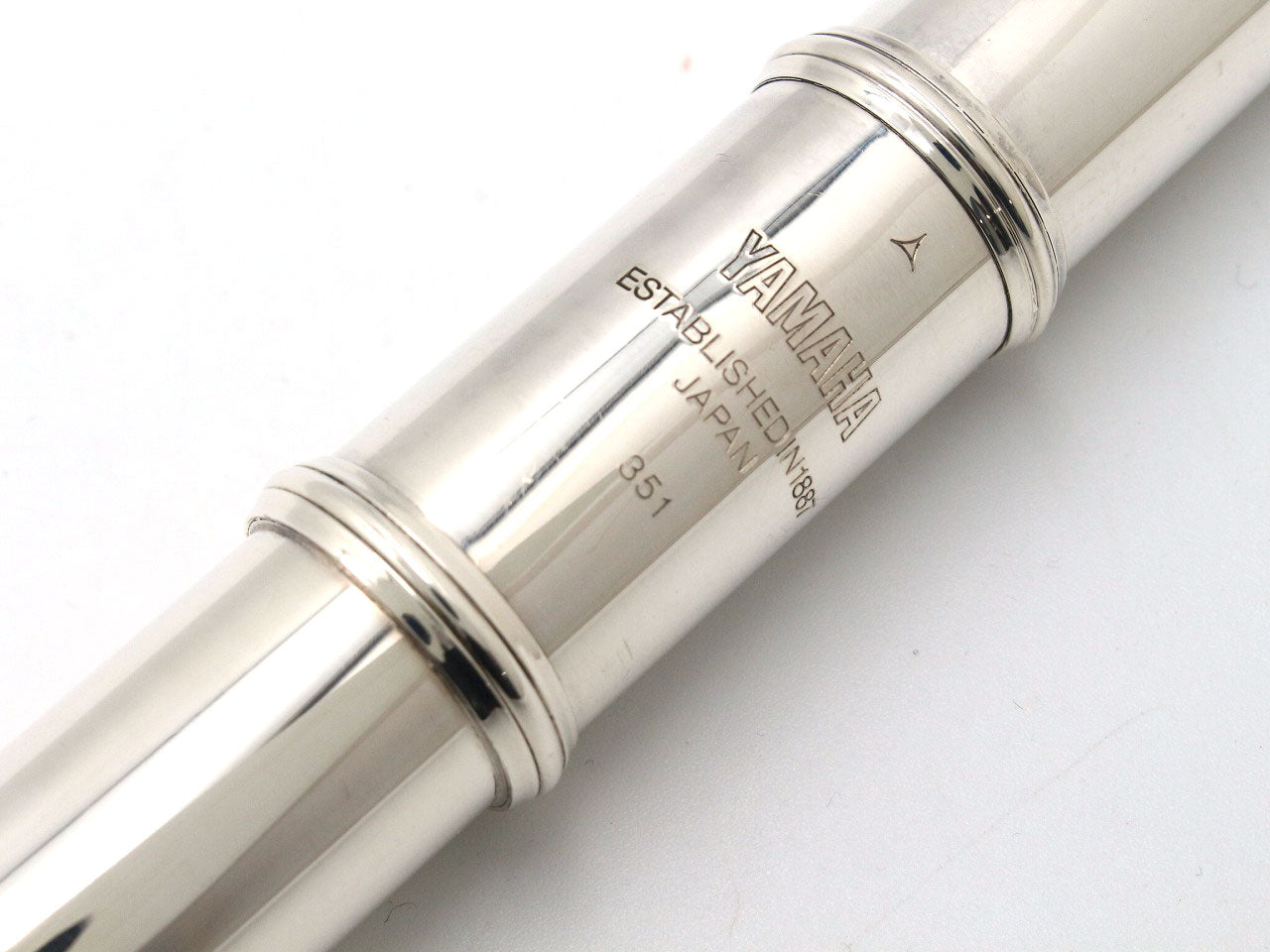 [SN 6240] USED YAMAHA / Flute YFL-351 Lip silver, all tampos replaced [09]
