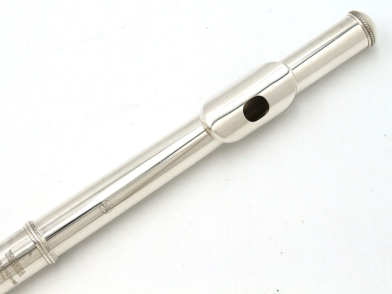 [SN 6240] USED YAMAHA / Flute YFL-351 Lip silver, all tampos replaced [09]