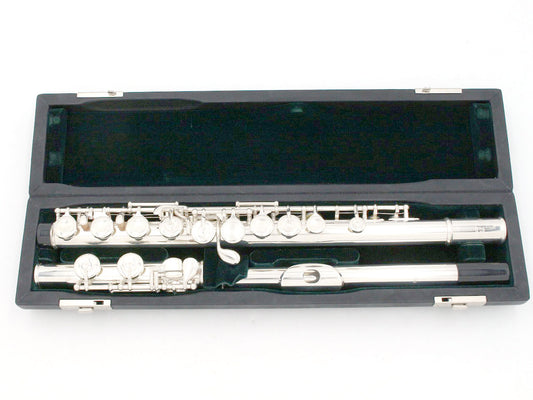 [SN 33057] USED PEARL / Flute PF-525E Lip plate silver [09]