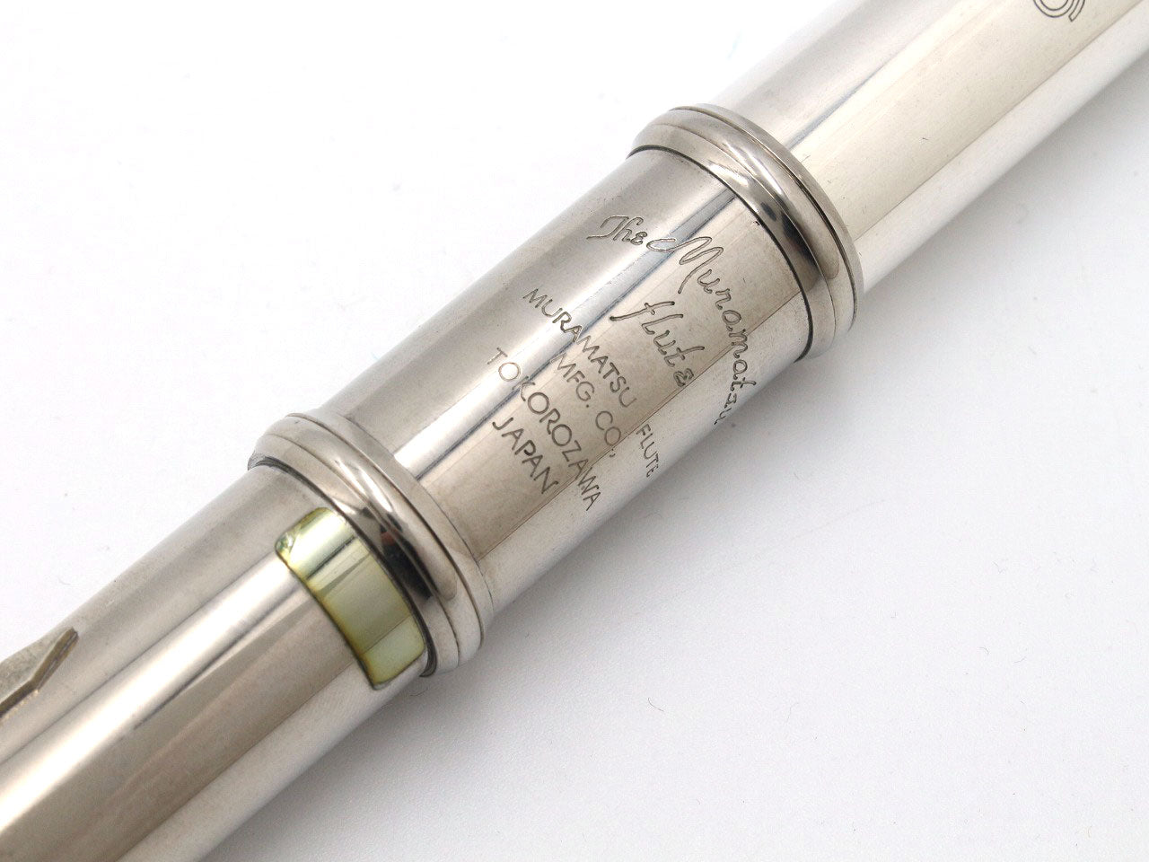 [SN B8533] USED MURAMATSU / Flute M-120, silver headstock, all tampos replaced [09]