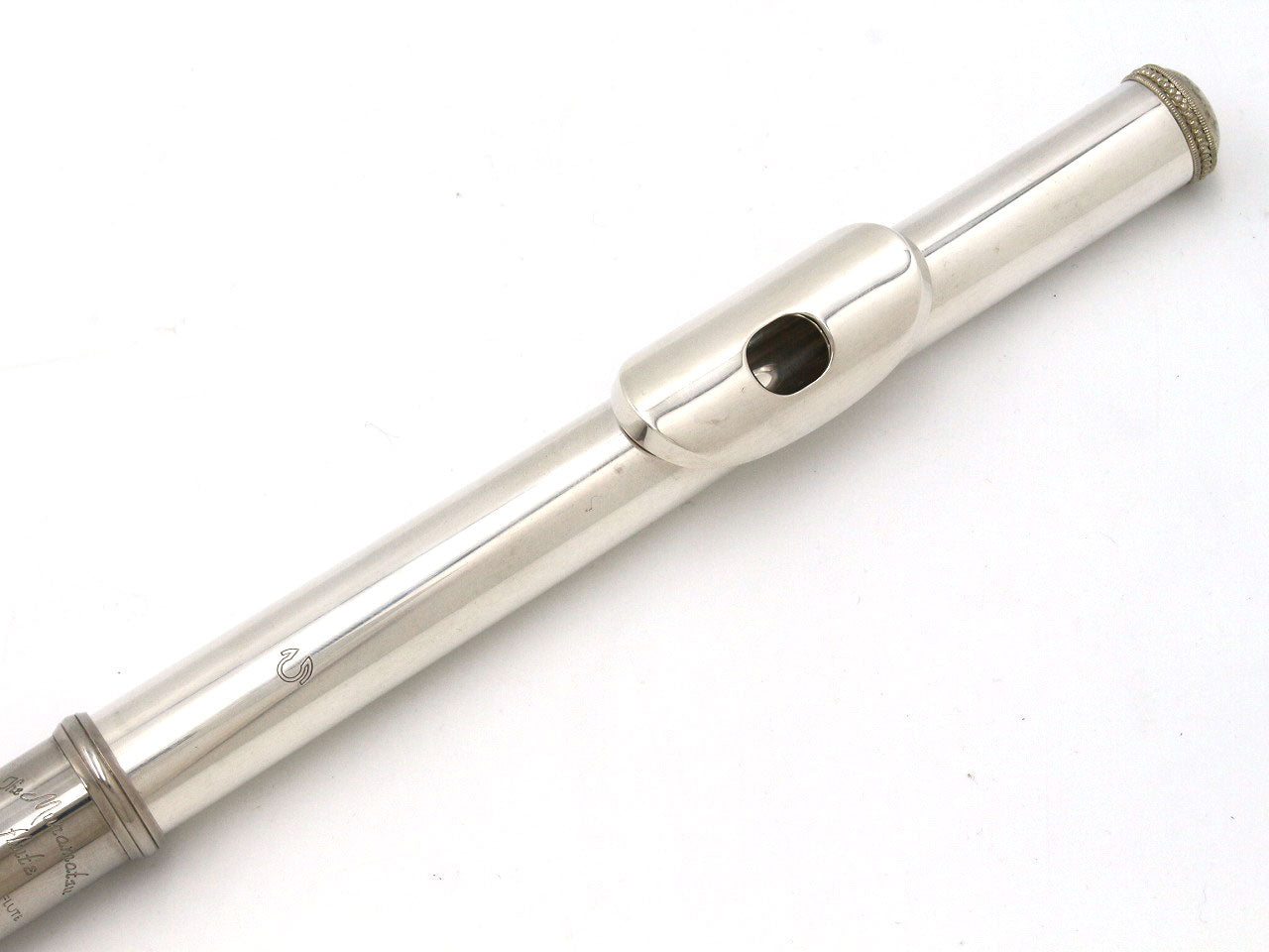 [SN B8533] USED MURAMATSU / Flute M-120, silver headstock, all tampos replaced [09]