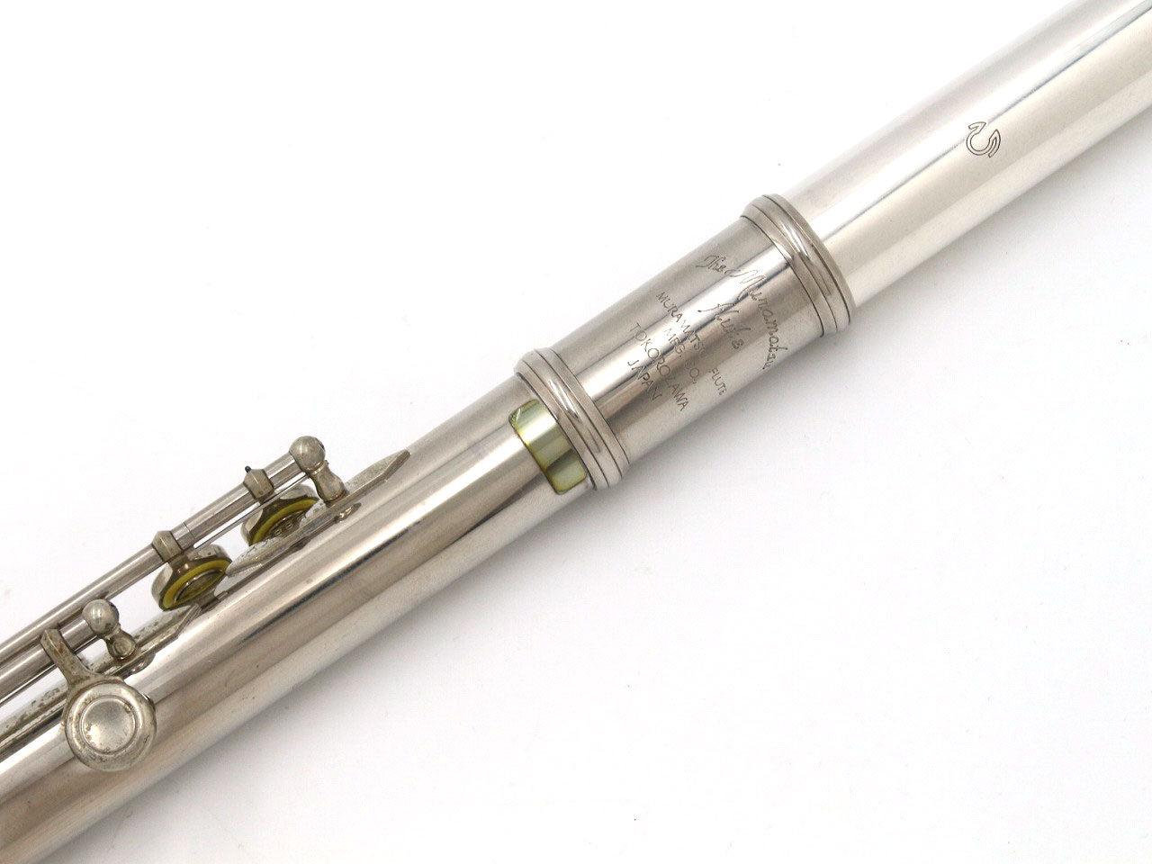 [SN B8533] USED MURAMATSU / Flute M-120, silver headstock, all tampos replaced [09]