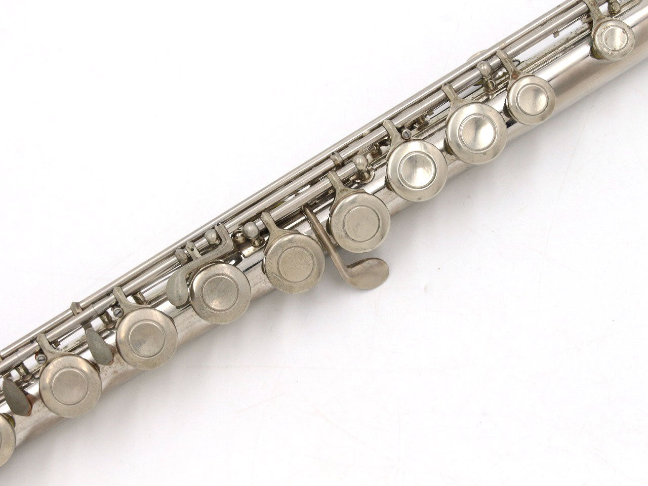 [SN B8533] USED MURAMATSU / Flute M-120, silver headstock, all tampos replaced [09]