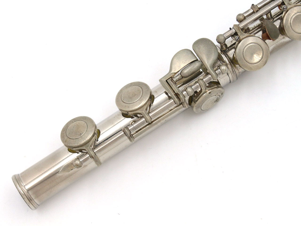 [SN B8533] USED MURAMATSU / Flute M-120, silver headstock, all tampos replaced [09]