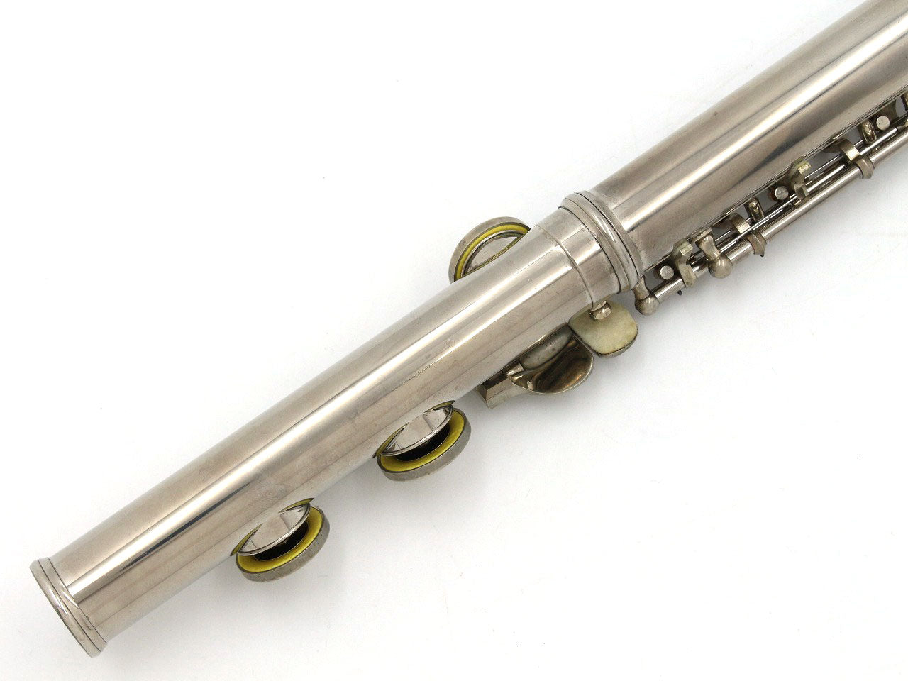 [SN B8533] USED MURAMATSU / Flute M-120, silver headstock, all tampos replaced [09]