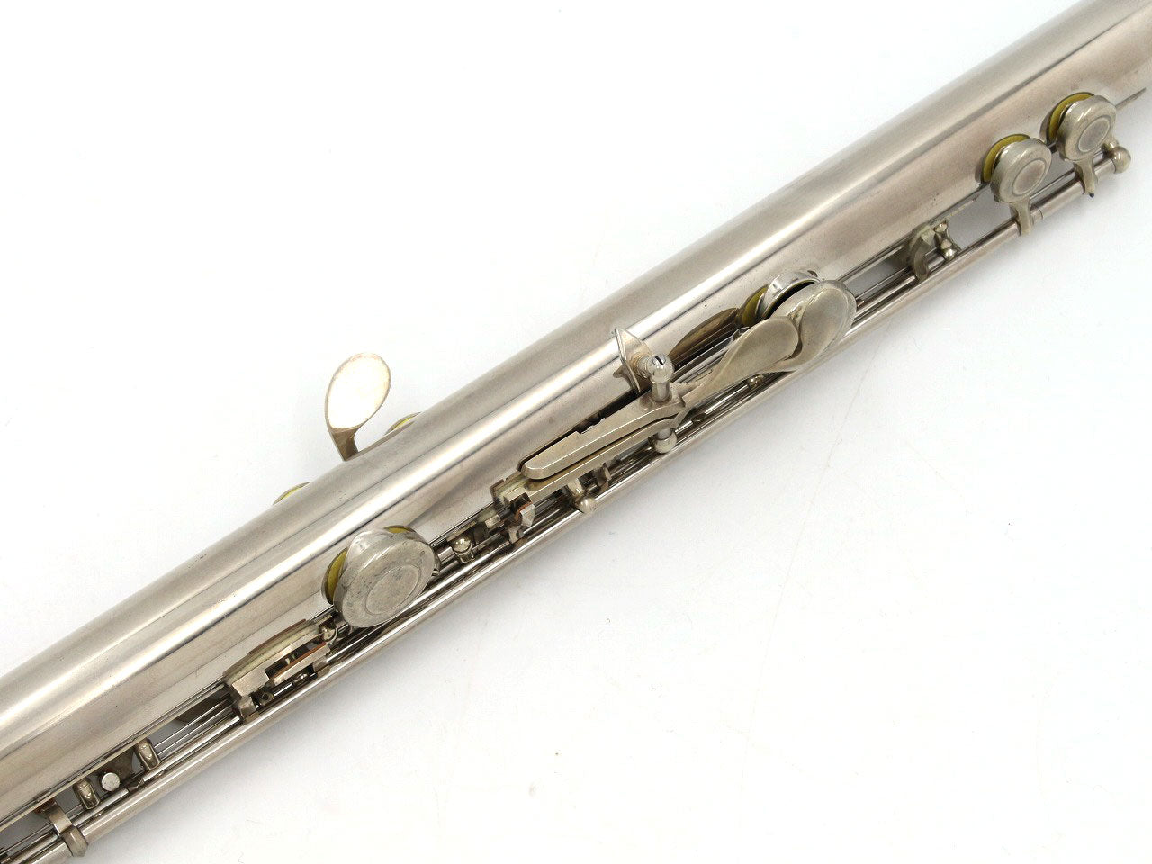 [SN B8533] USED MURAMATSU / Flute M-120, silver headstock, all tampos replaced [09]
