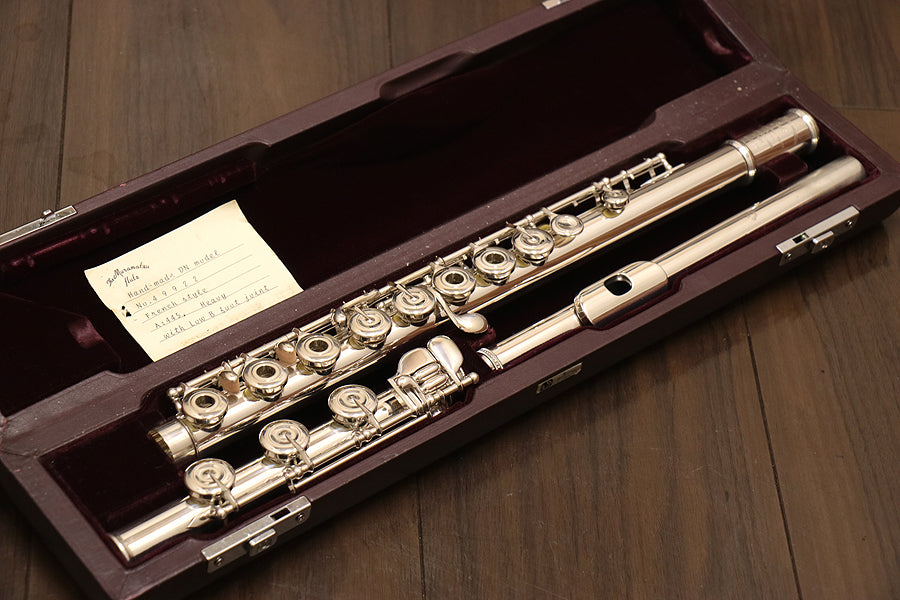 [SN 49922] USED MURAMATSU DN RH Heavy 445 all silver flute [10]