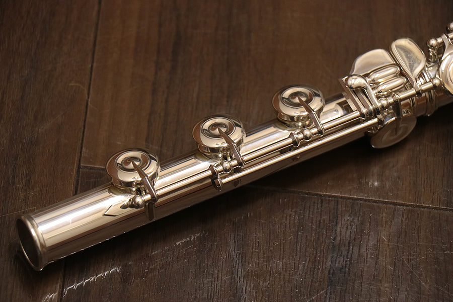 [SN 49922] USED MURAMATSU DN RH Heavy 445 all silver flute [10]