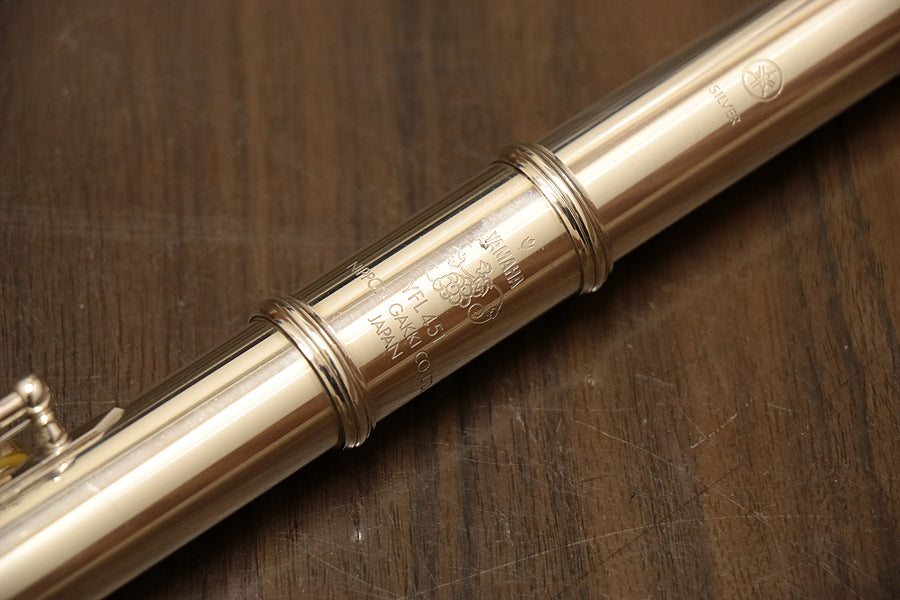 [SN 2045] USED YAMAHA / YAMAHA YFL-451 Silver Head Flute [10]