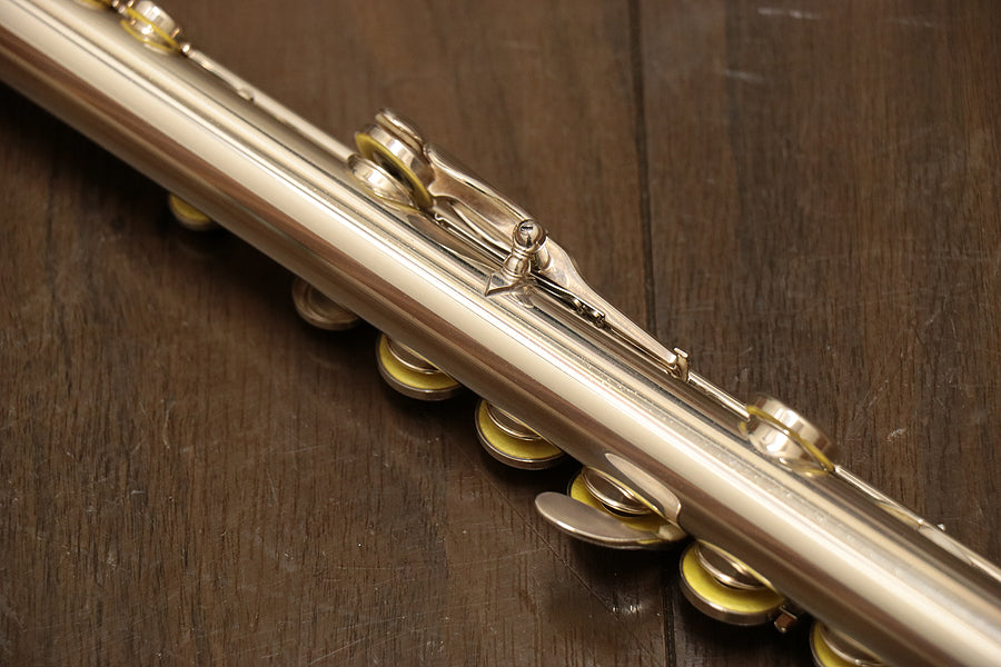 [SN 2045] USED YAMAHA / YAMAHA YFL-451 Silver Head Flute [10]
