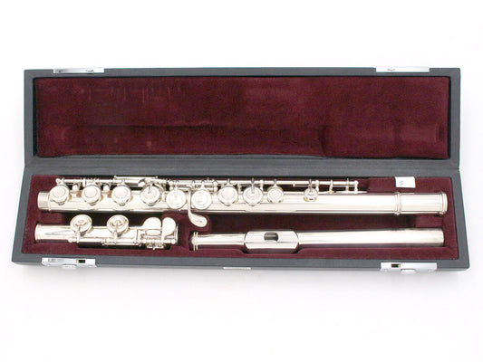 [SN 26611] USED YAMAHA / Flute YFL-514, head tube silver, all tampos replaced [09]