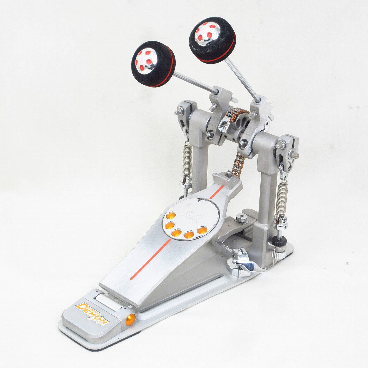 USED Pearl / P-3002C "Demon Chain Double Pedal" "Twin Pedal [09]