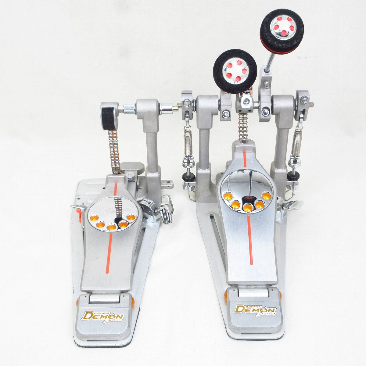 USED Pearl / P-3002C "Demon Chain Double Pedal" "Twin Pedal [09]