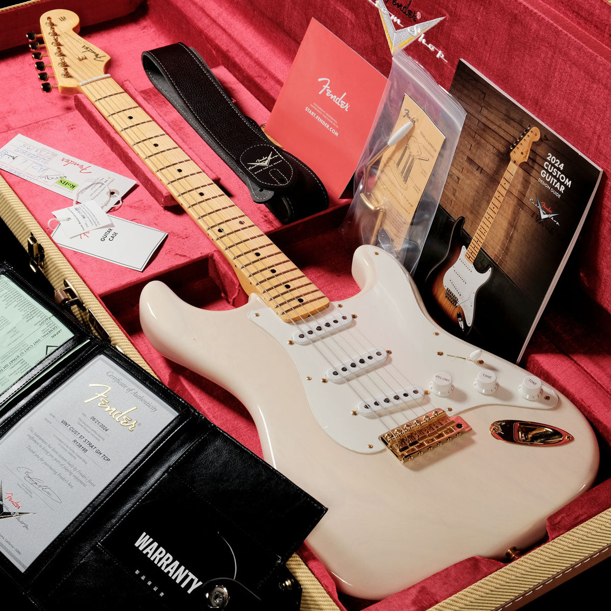 [SN R138195] USED Fender Custom Shop / Vintage Custom 1957 Stratocaster Aged White Blonde Time Capsule [05]