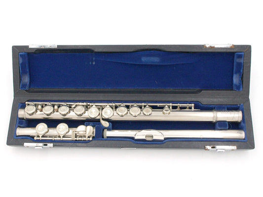 [SN K924] USED MURAMATSU / Flute M-120, silver headstock, all tampos replaced [09]
