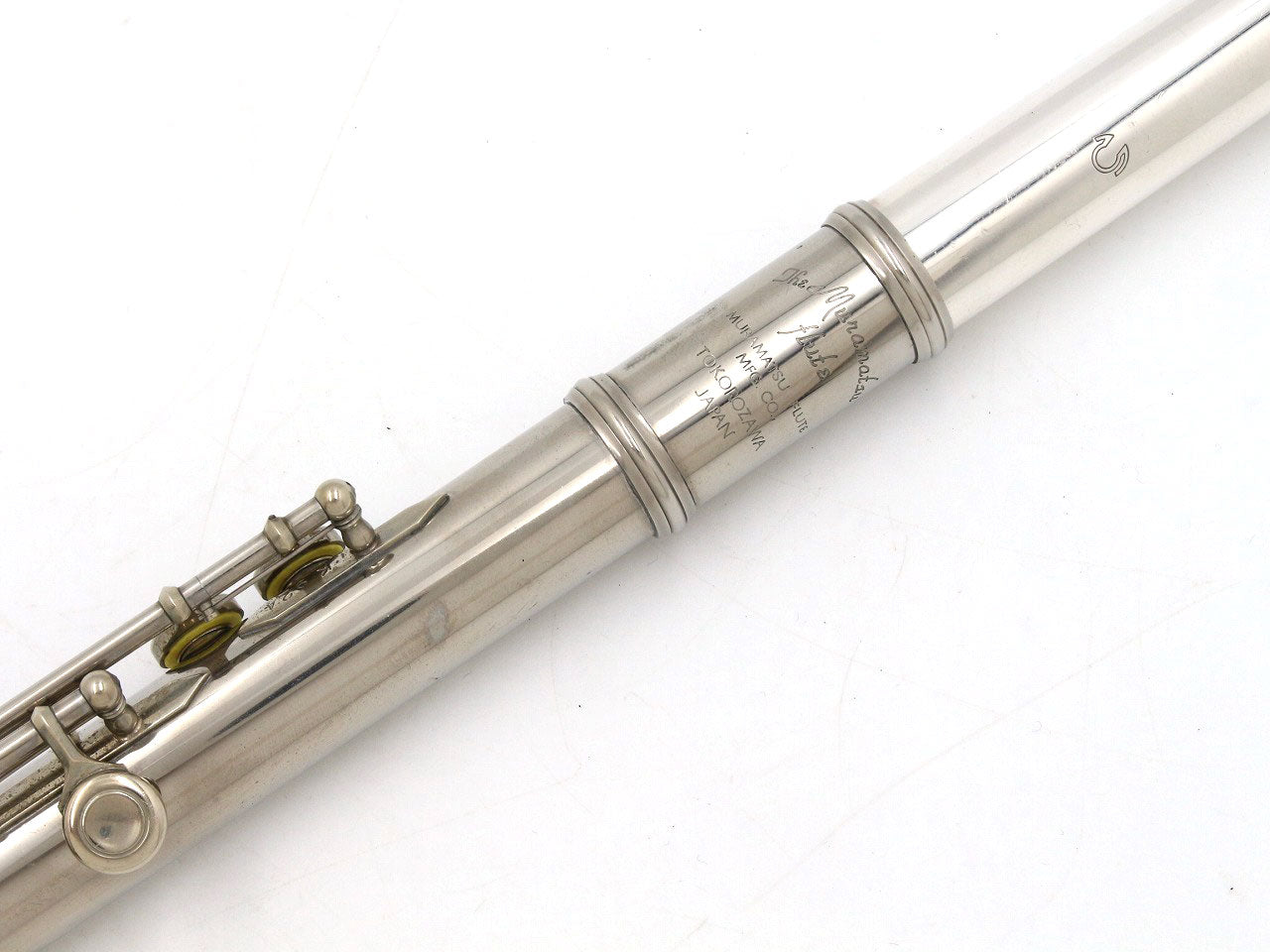 [SN K924] USED MURAMATSU / Flute M-120, silver headstock, all tampos replaced [09]